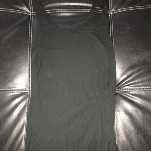 Black tank top